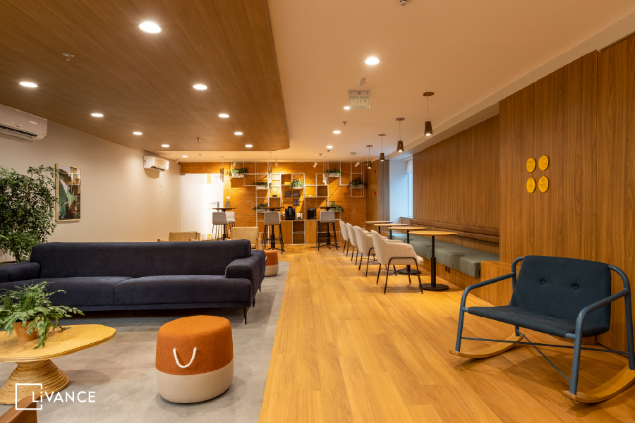 Recepção do consultório na Av. Paulista